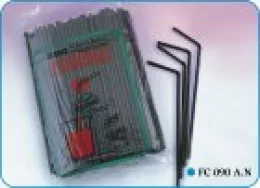 Pailles flexible noir 24cm- 5mm (11E01)